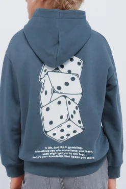 Sudadera con capucha dados niño