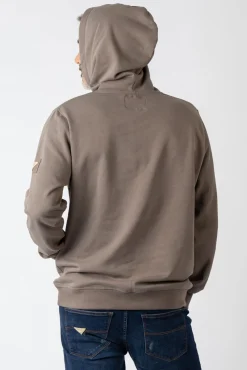 Sudadera con capucha y bolsillos