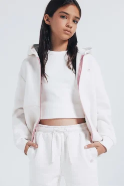 Sudadera cremallera niña