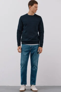 Sudadera cuello caja