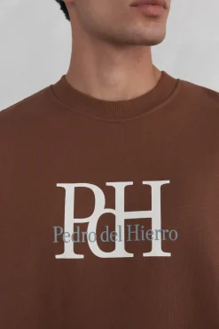 Sudadera cuello caja big logo