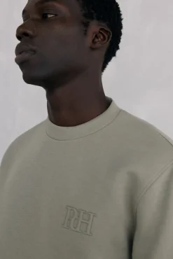 Sudadera cuello caja tejido técnico