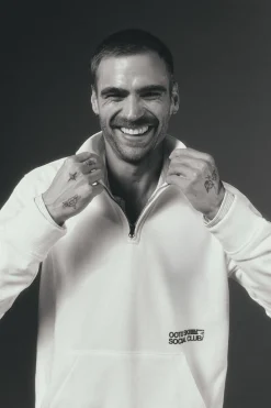 Sudadera cuello cremallera