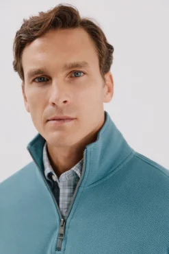 Sudadera cuello cremallera