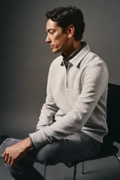 Sudadera cuello cremallera