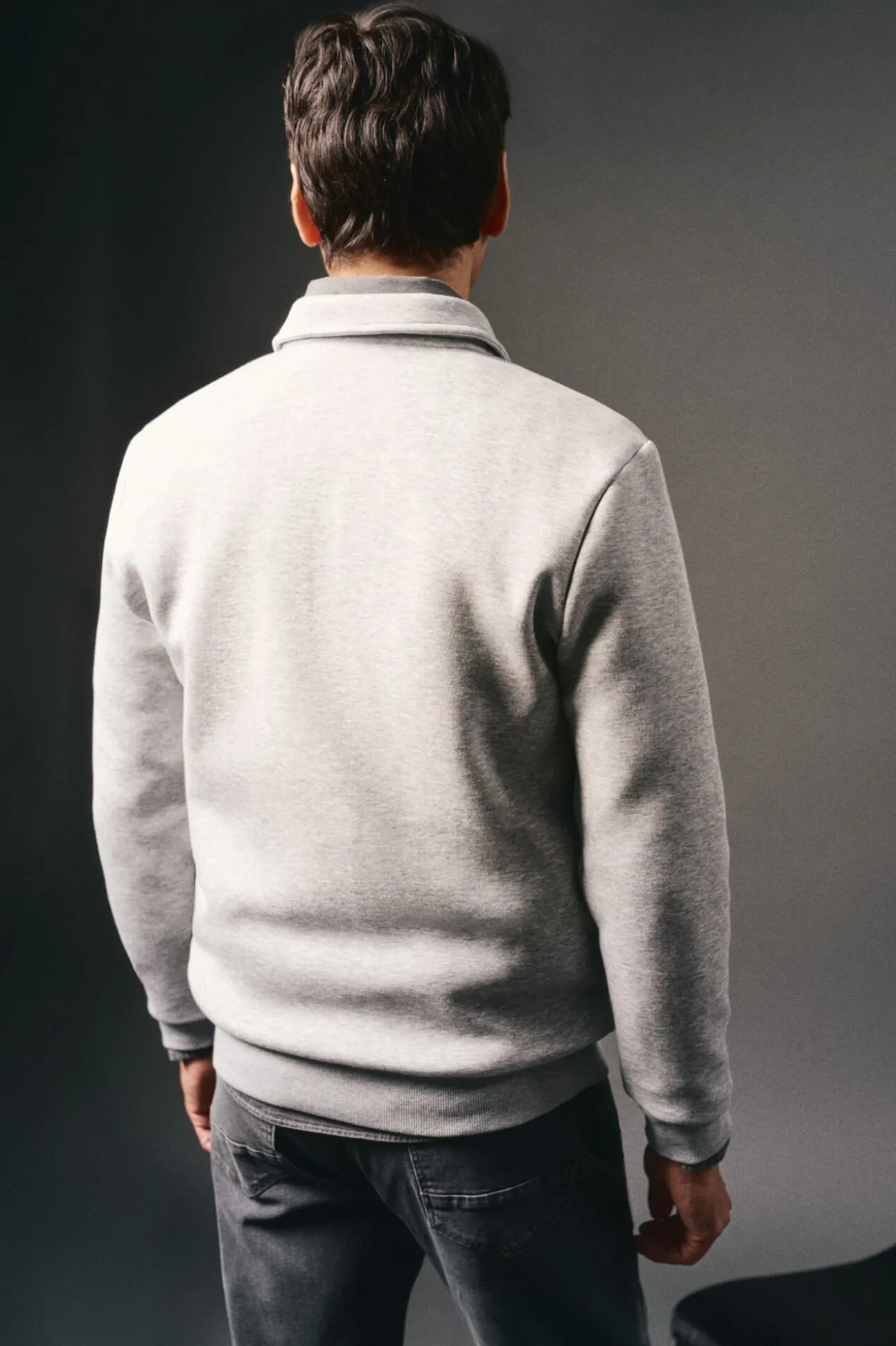 Sudadera cuello cremallera