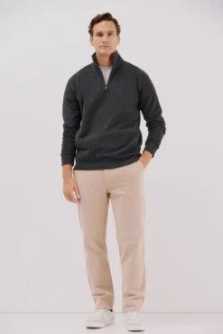 Sudadera cuello cremallera