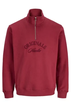 Sudadera cuello cremallera