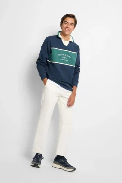 Sudadera cuello polo silbon sports