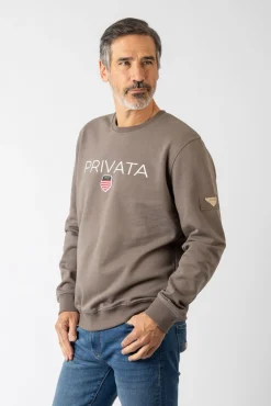 Sudadera cuello redondo