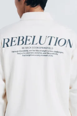 Sudadera cuello rugby