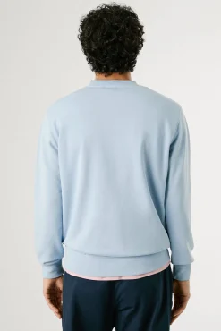 Sudadera de cuello redondo con logo y estampado.