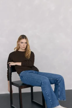 Sudadera detalle trenzado