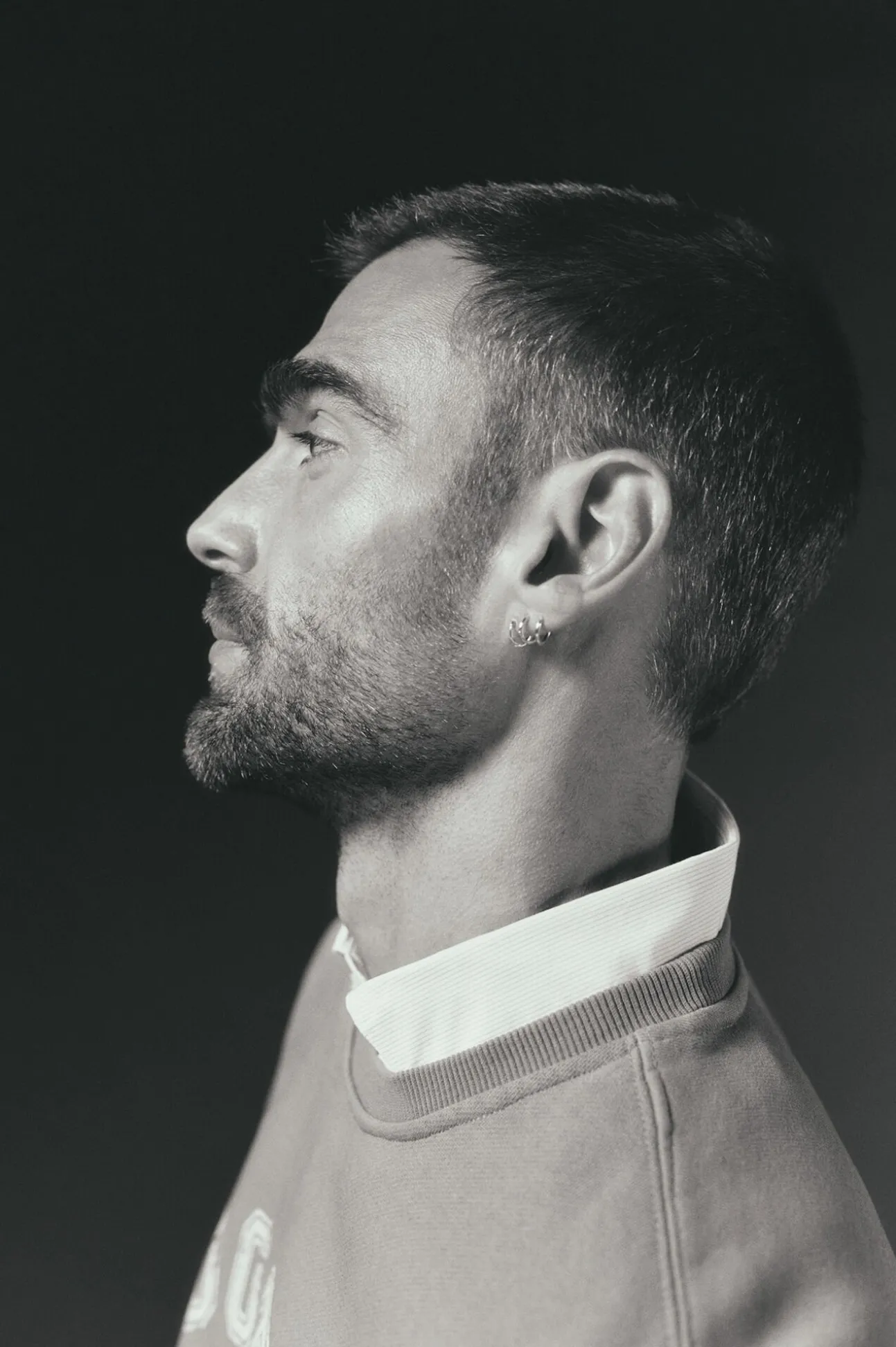 Sudadera gráfica cuello caja