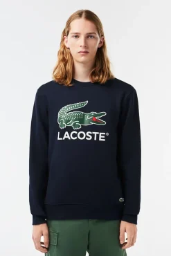Sudadera Lacoste en felpa de algodón de corte clásico