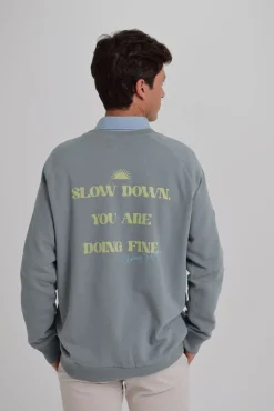 Sudadera Lavada Enjoy The Now