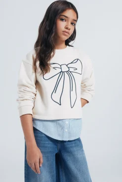Sudadera Lazo niña