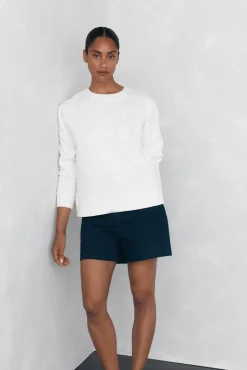 Sudadera lisa algodón