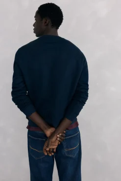 Sudadera logo cuello caja