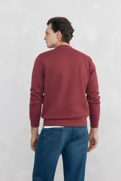 Sudadera logo cuello caja