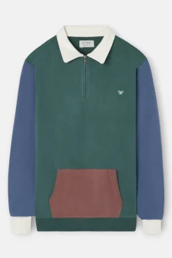 Sudadera media cremallera