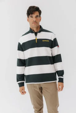 Sudadera Perkins logo rayas