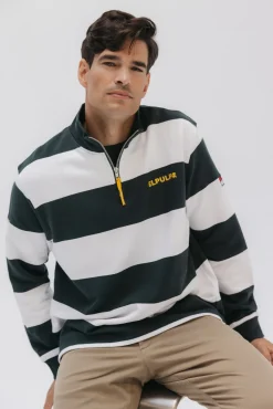 Sudadera Perkins logo rayas