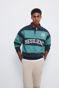 Sudadera polo cortes