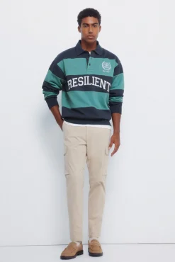 Sudadera polo cortes