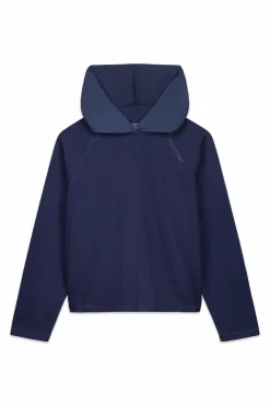 Sudadera tacto suave azul oscuro