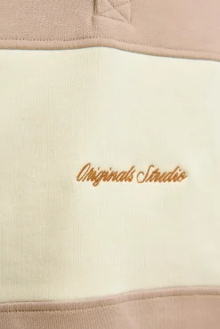 Sudadera tipo polo franja