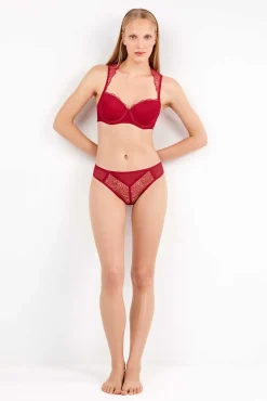 Sujetador balconette tirantes desmontables