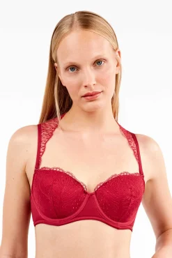 Sujetador balconette tirantes desmontables