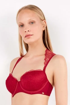 Sujetador balconette tirantes desmontables