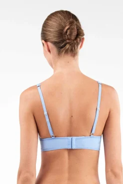 Sujetador capacidad encaje azul