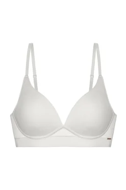 Sujetador clásico sin aros marfil