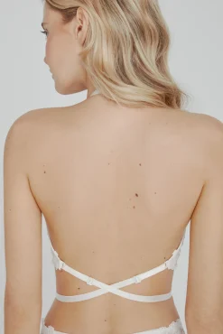 Sujetador Ivette Bridal con tirantes multiposición y push up en blanco