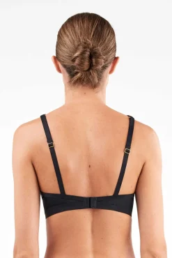 Sujetador negro sin relleno
