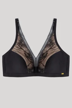 Sujetador negro sin relleno