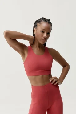 Sujetador top deportivo Denise coral
