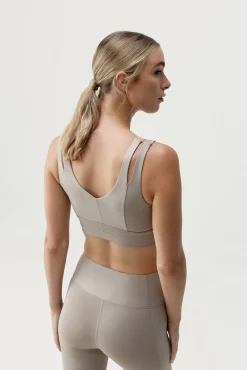 Sujetador top deportivo Maan gris