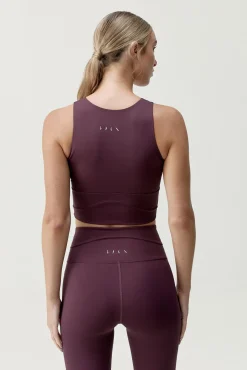 Sujetador top deportivo Saori morado