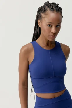 Sujetador top deportivo Saori azul