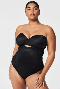 Tanga moldeador de talle alto negro SPANX