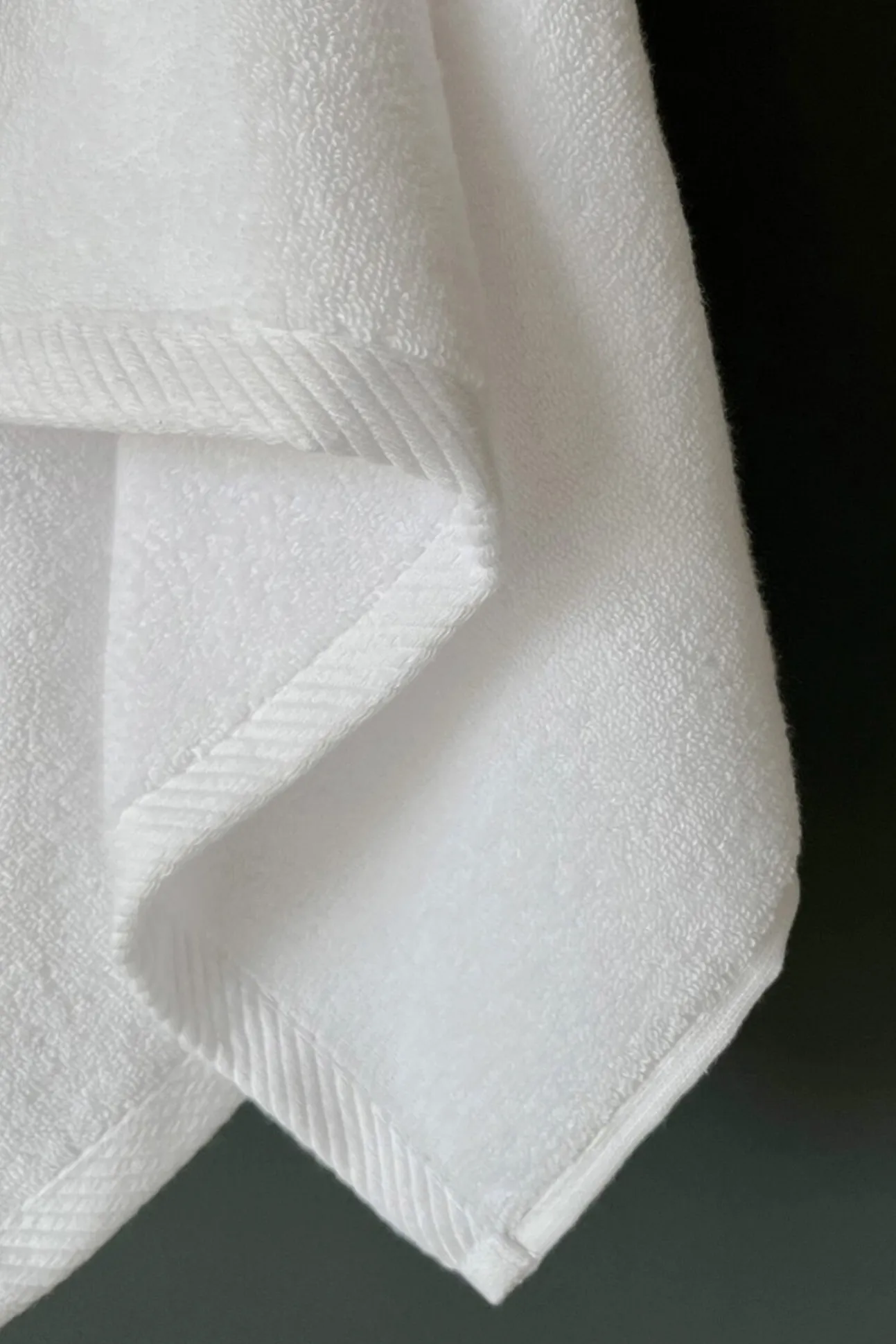 Toalla baño asana 600g/m2 zero twist blanco 160x100