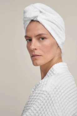 Toalla cabeza algodón bambú