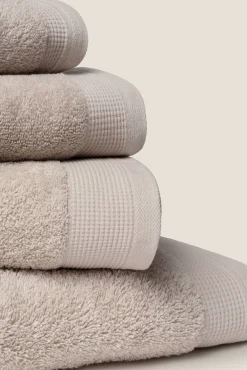 Toalla ducha rizo algodón egipcio 70x140cm.