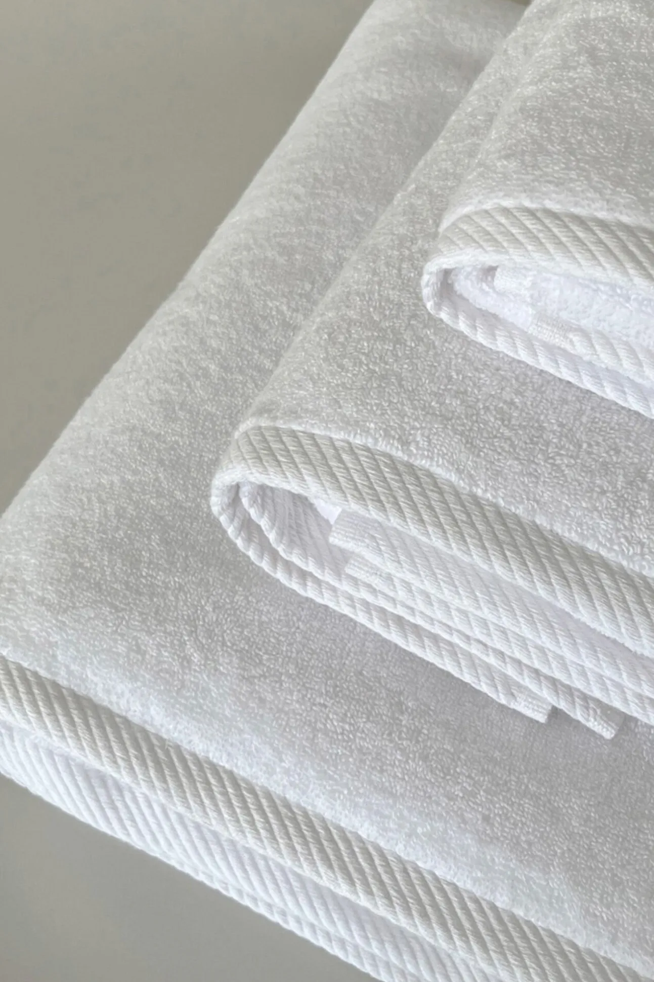 Toalla tocador asana 600g/m2 zero twist blanco 30x50