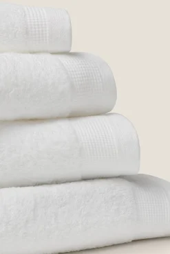 Toalla tocador rizo algodón egipcio 30x50cm.