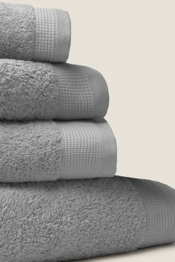 Toalla tocador rizo algodón egipcio 30x50cm.